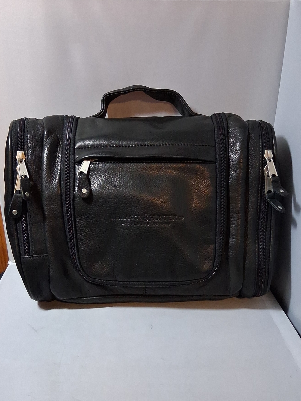 Canyon Outback Leather Goods Inc black leather bag